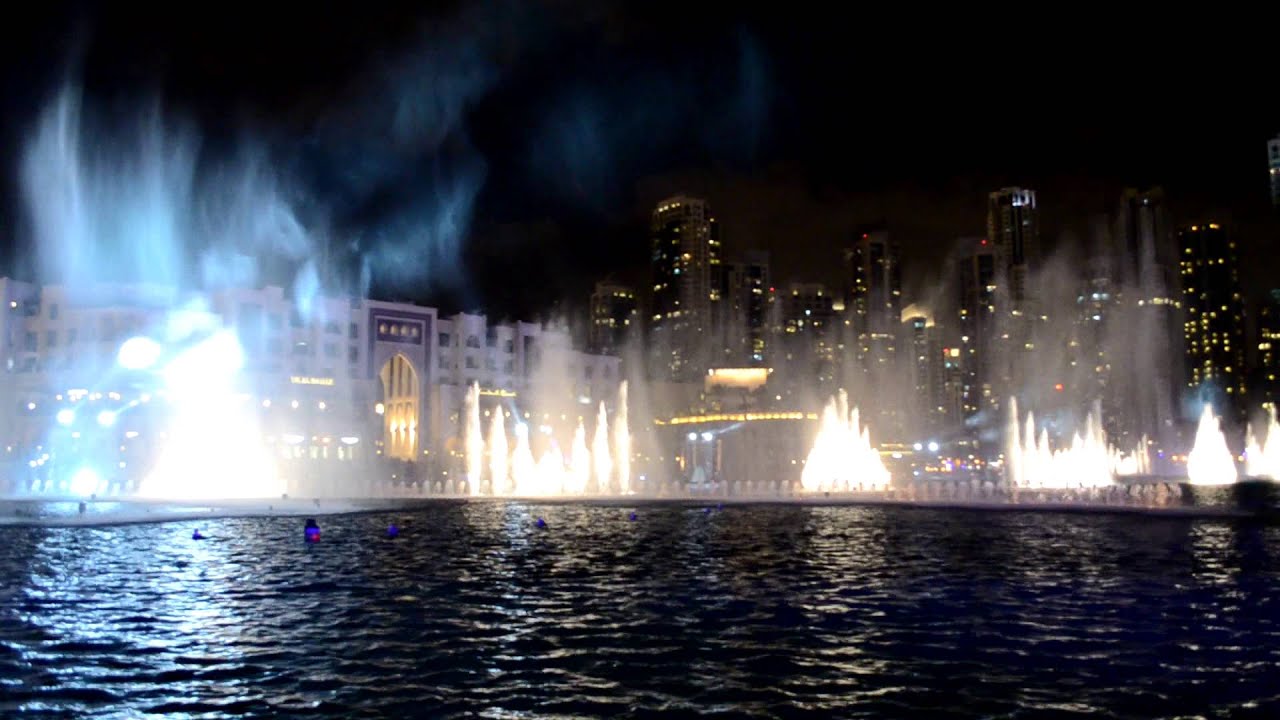 Dubai Mall Fountain Timings