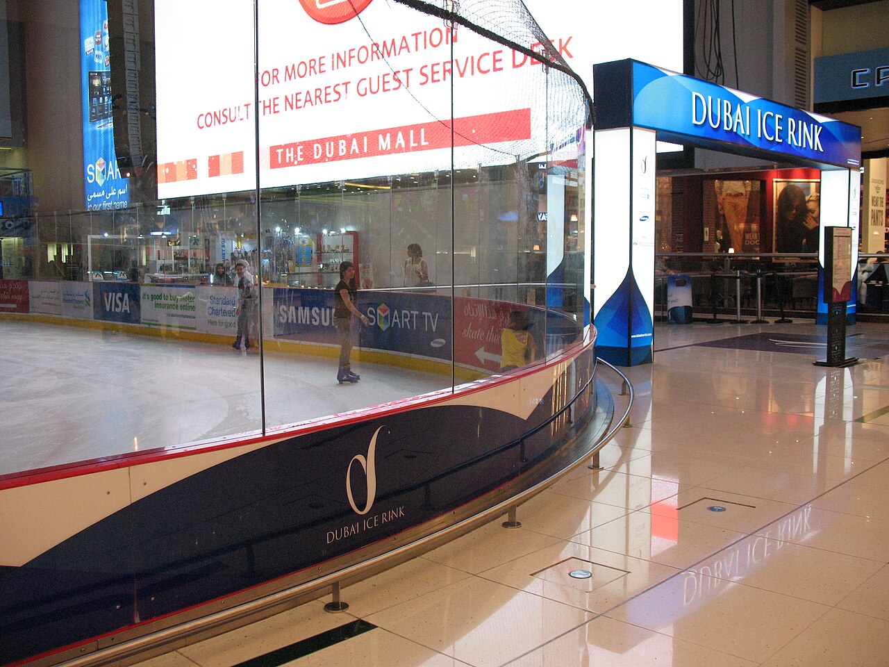 Dubai Mall Ice Rink Friday