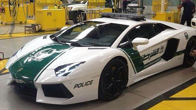 Dubai Police Cars Ferrari