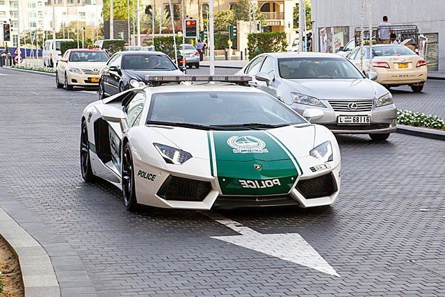 Dubai Police Cars Ferrari