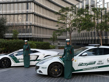 Dubai Police Ferrari And Lamborghini