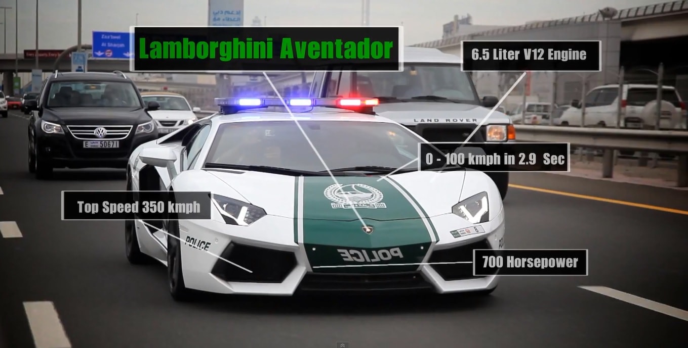 Dubai Police Lamborghini