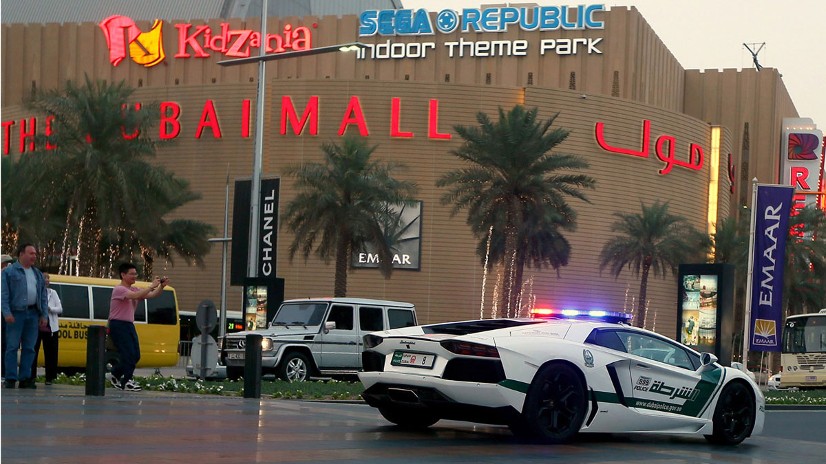 Dubai Police Lamborghini Interior