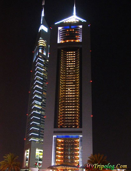 Dubai Tower At Night