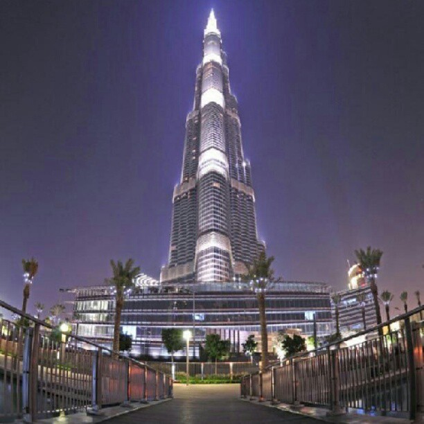 Dubai Tower At Night