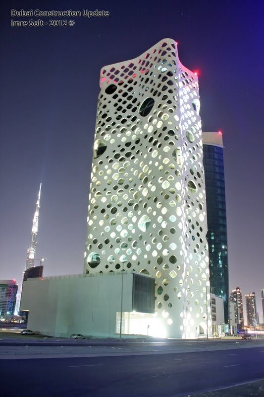 Dubai Tower At Night