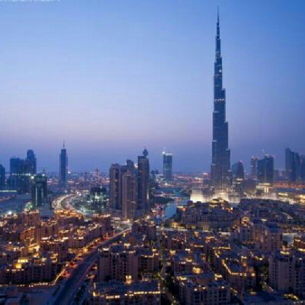 Dubai Tower At Night