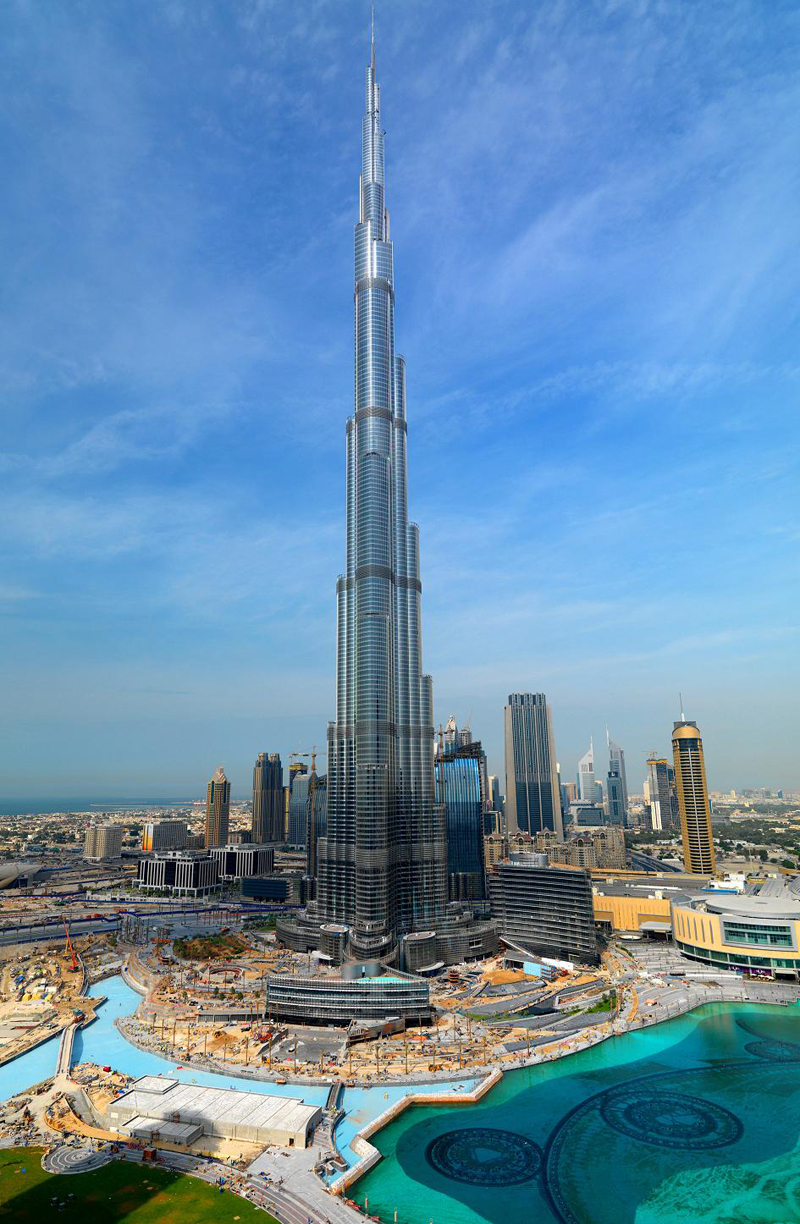 Dubai Tower Burj Khalifa Height