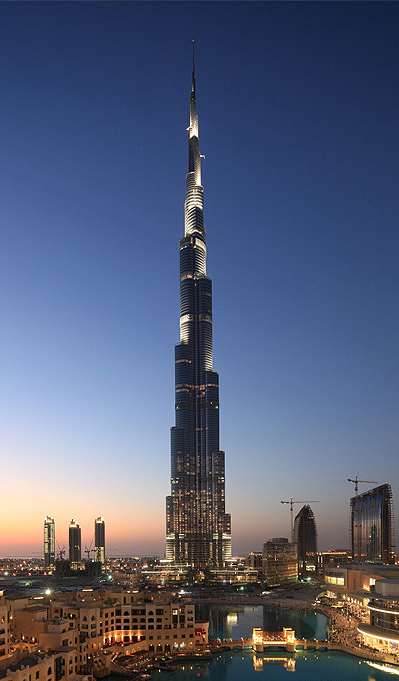 Dubai Tower Burj Khalifa Height