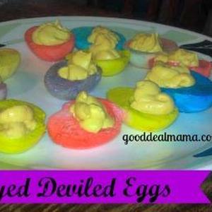 Dyed Deviled Eggs Recipe