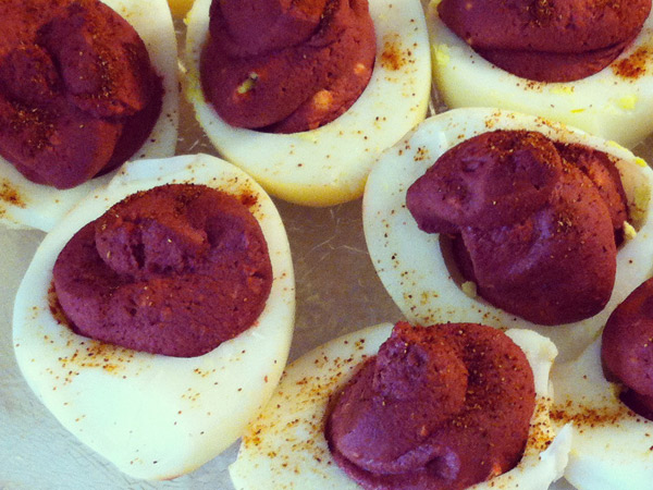 Dyed Deviled Eggs Recipe