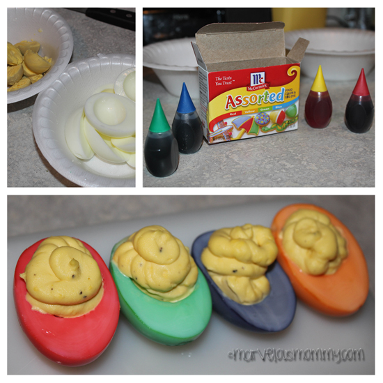 Dyed Deviled Eggs Recipe