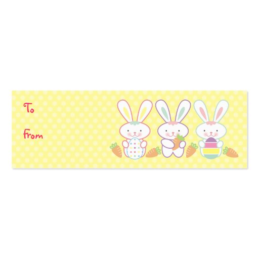 Easter Gift Tags Template