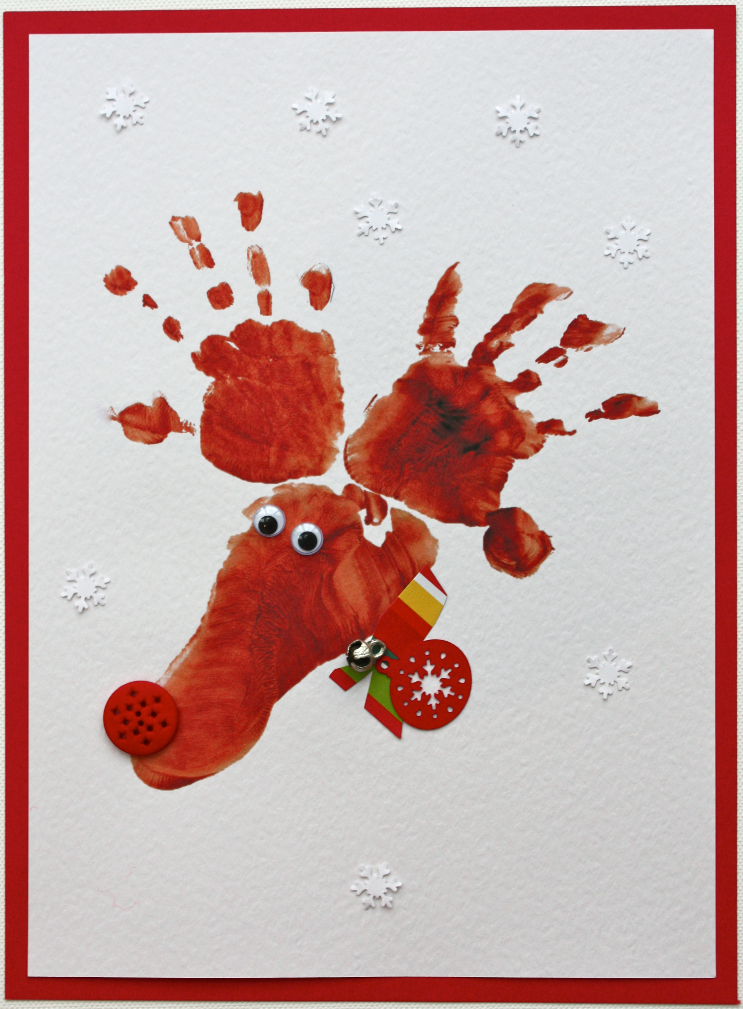 Easy Christmas Cards To Make With Children