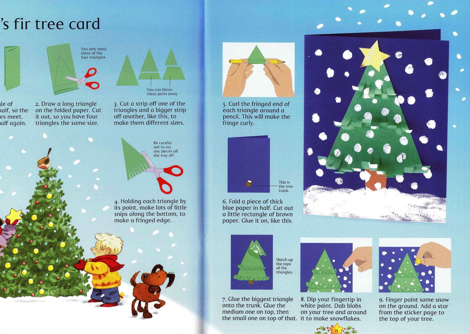 Easy Christmas Cards To Make With Children