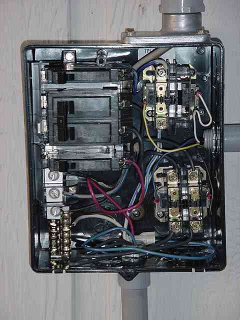 Electric Contactor Wiring