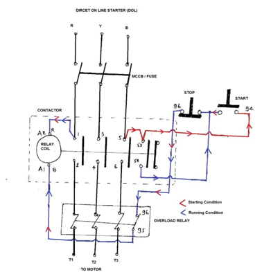 Electrical Contactor Wiring Diagram