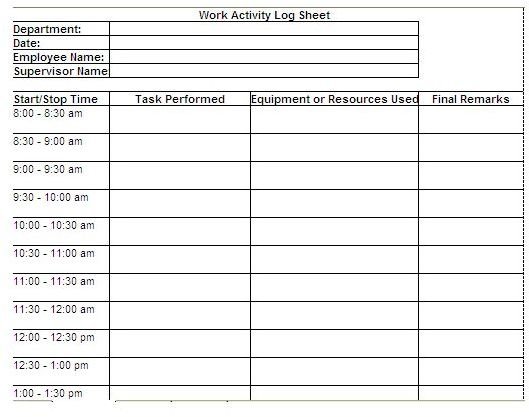 Employee Accountability Form