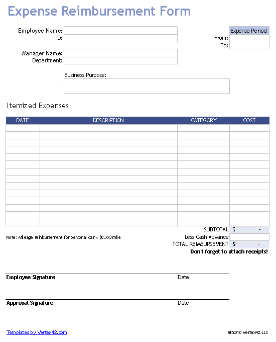 Employee Accountability Form Sample