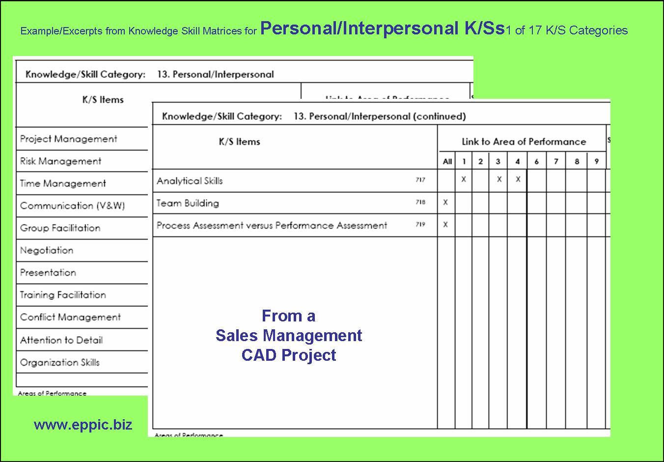 Employee Skills Matrix Template