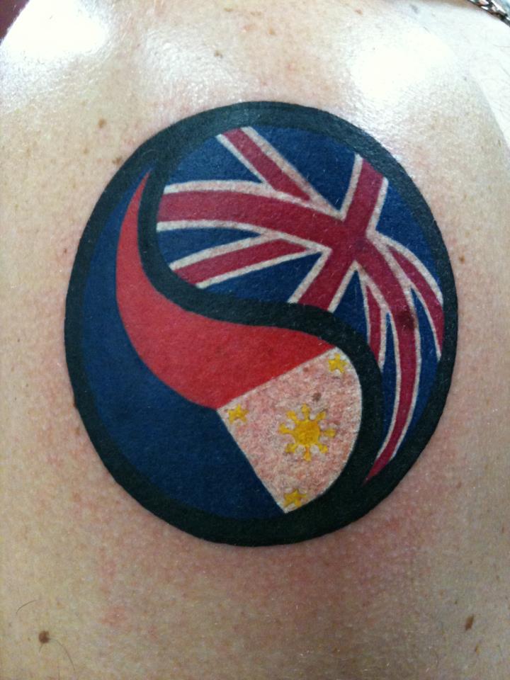 English Flag Tattoo