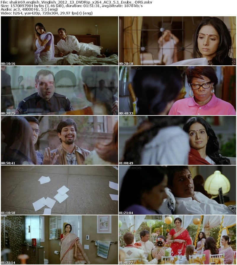 English Vinglish Full Movie Online With English Subtitles