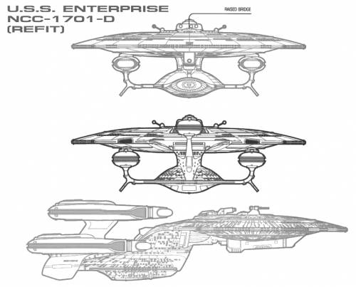 Enterprise D Blueprints