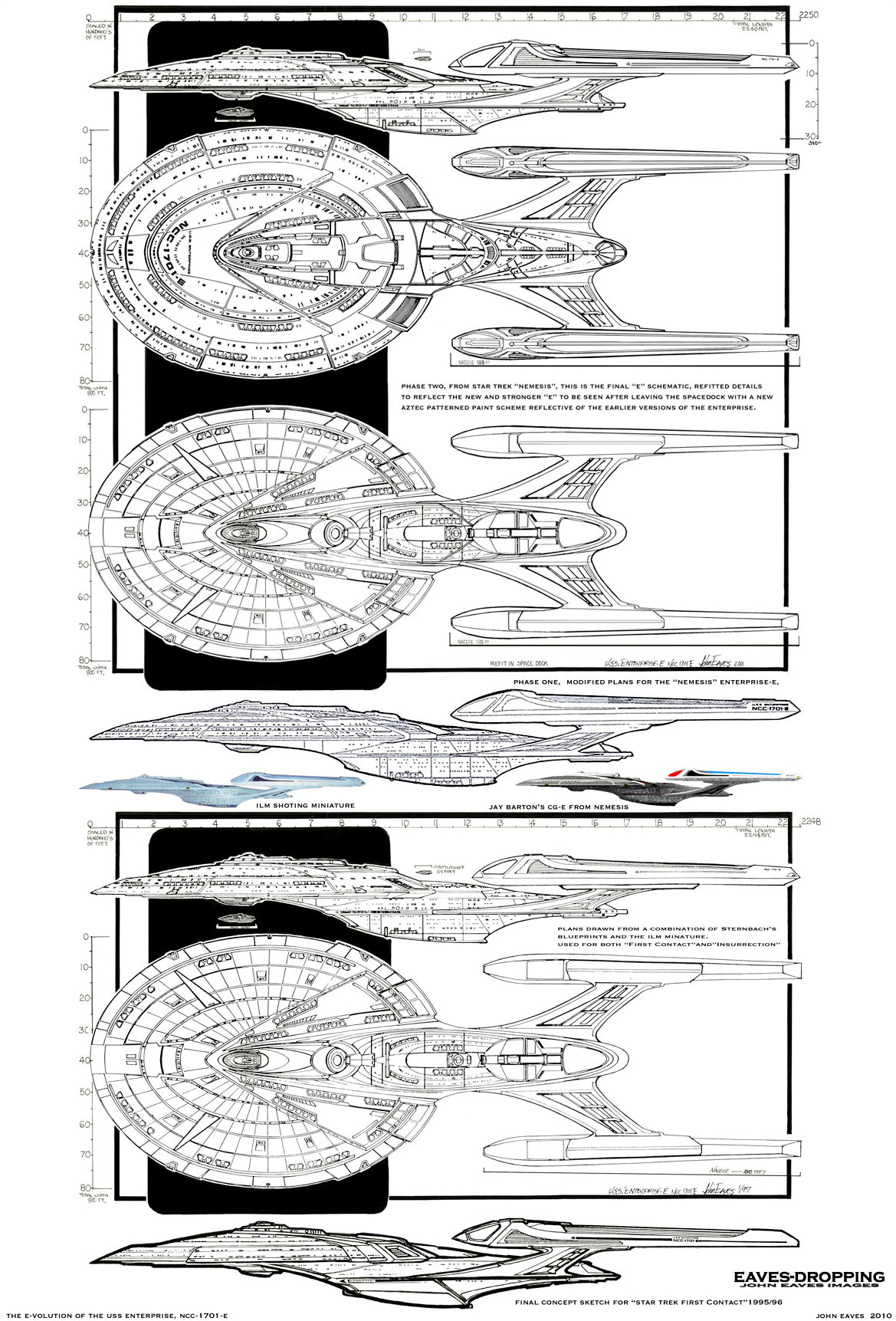 Enterprise E Blueprints