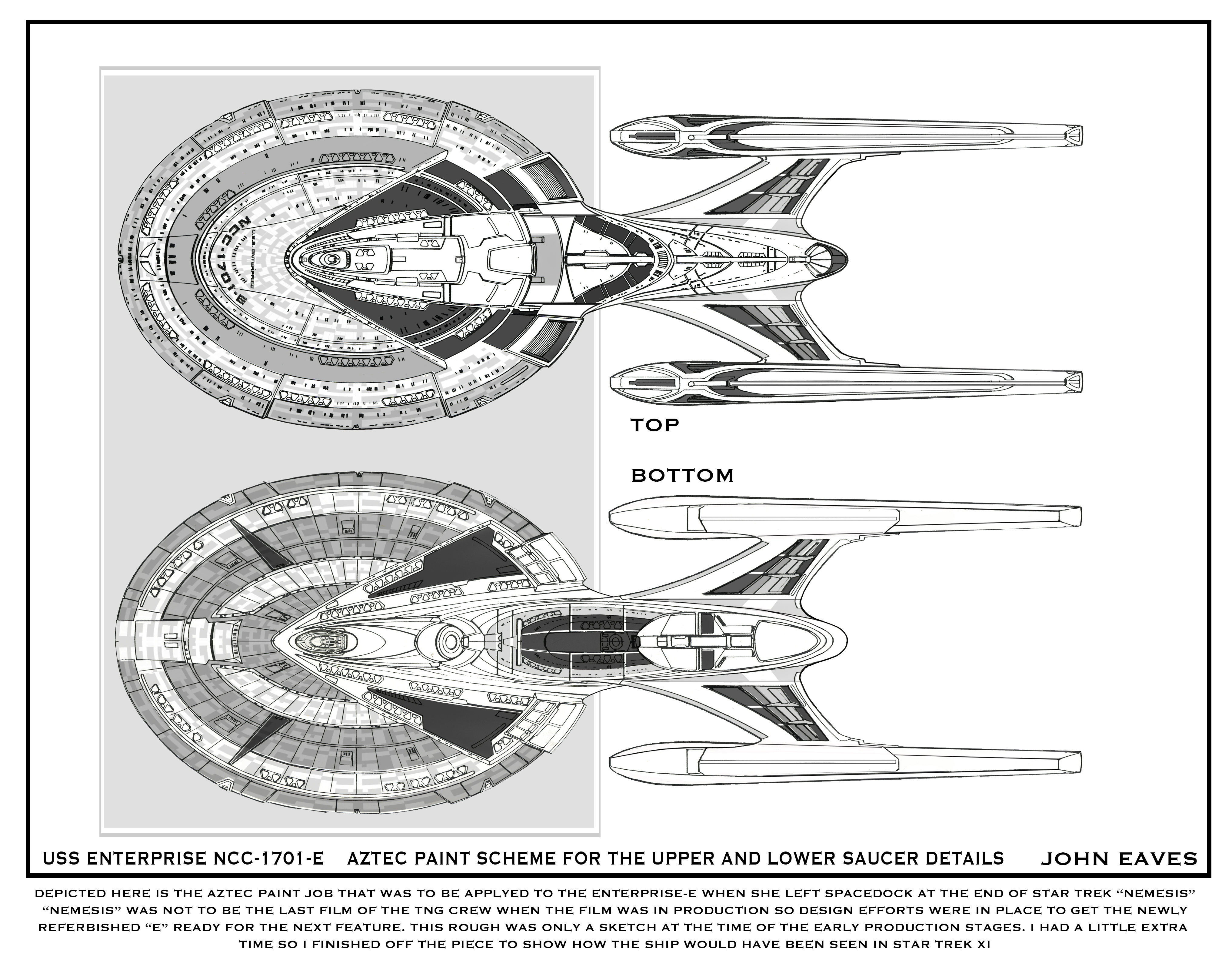 Enterprise E Blueprints