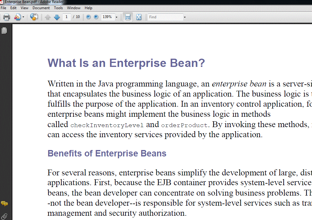 Enterprise Java Beans Pdf