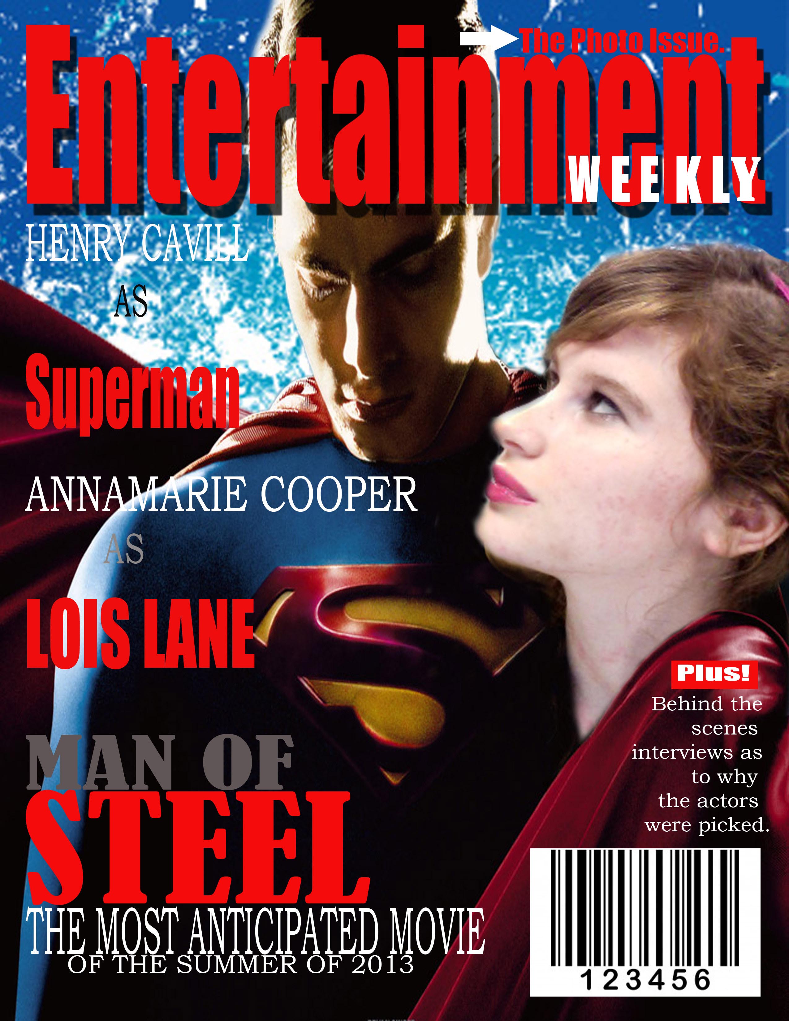 Entertainment Weekly Cover Man Of Steel