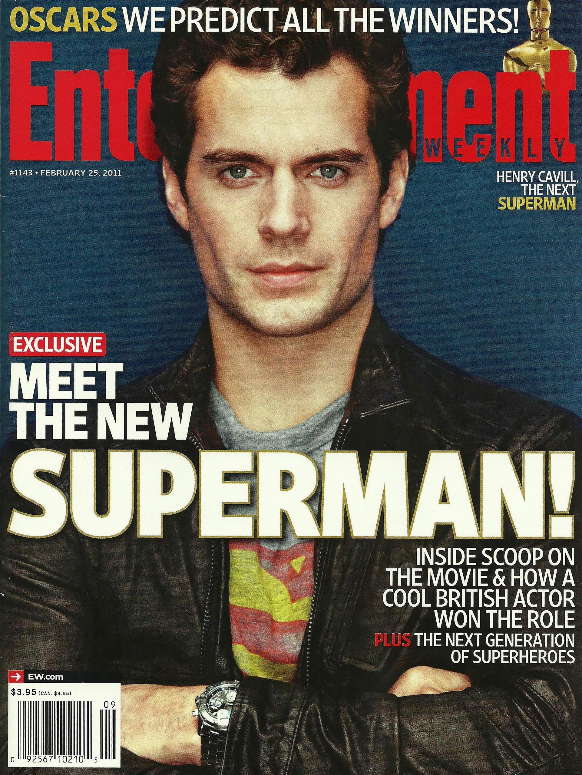 Entertainment Weekly Cover Man Of Steel