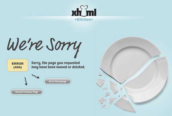 Error 404 Page Examples