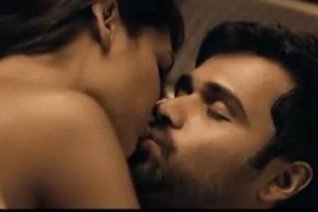 Esha Gupta Hot Kiss