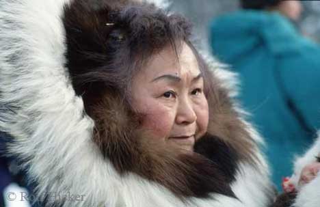 Eskimo People Look Asian