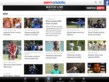 Espn Cricinfo Live Tv