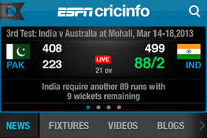 Espncricinfo App For Ipad