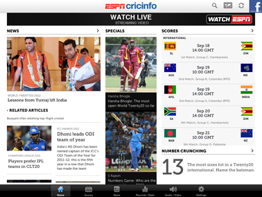 Espncricinfo Mobile App