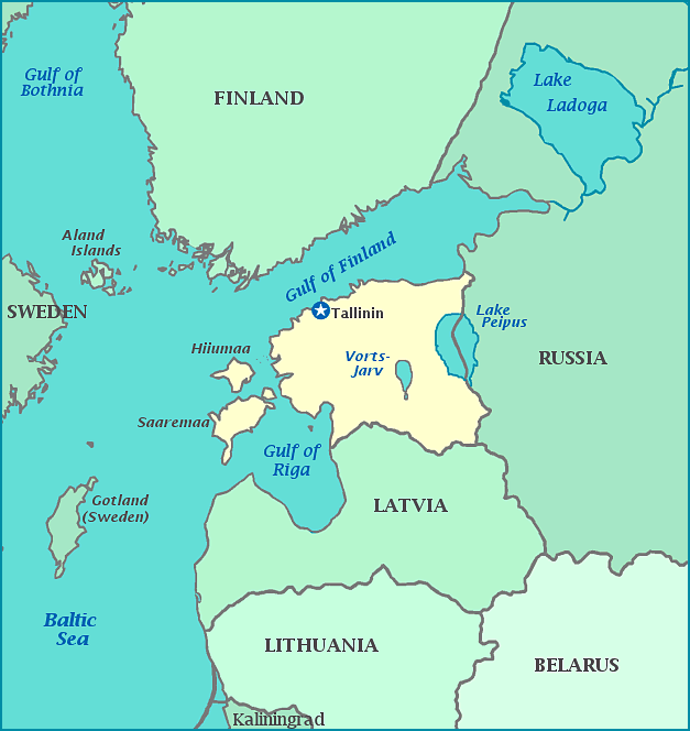 Estonia Map