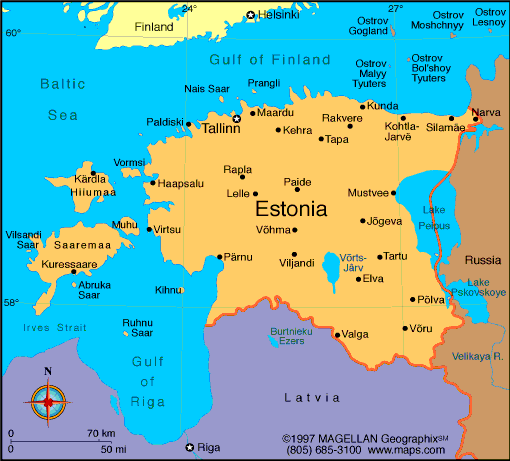 Estonia Map