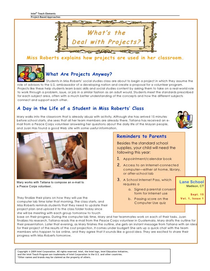 Examples Of Newsletters For Parents