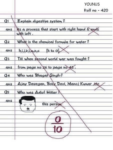 Exams Funny Pics