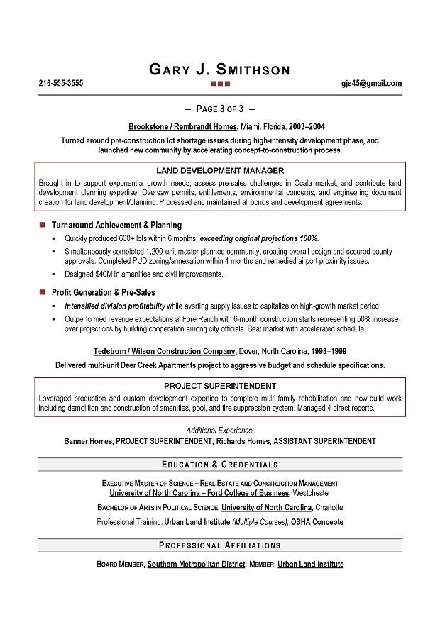 Executive Resumes Examples