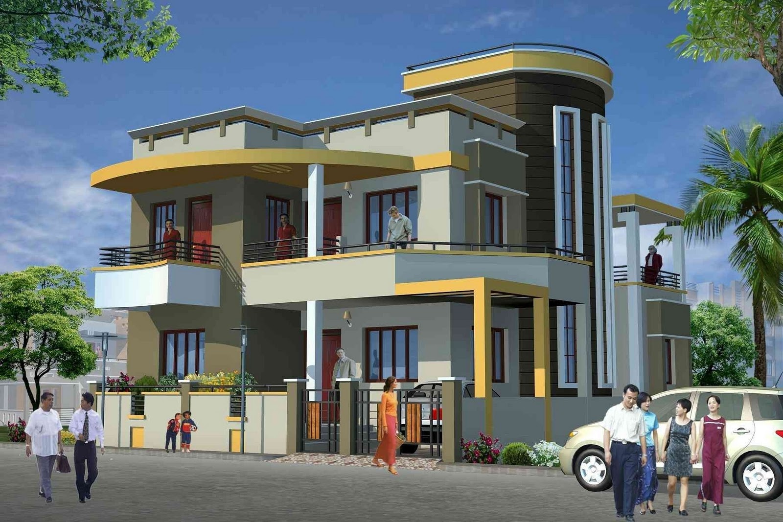 Exterior Home Design India