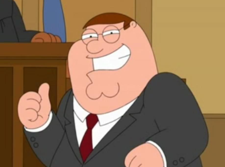 Family Guy Peter Drunk License