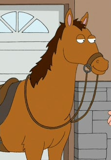 Family Guy Peter Retarded Horse