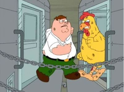 Family Guy Peter Vs Chicken Part 1