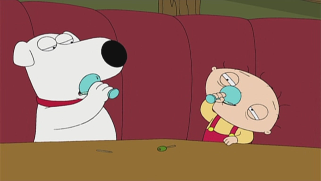 Family Guy Stewie And Brian Over