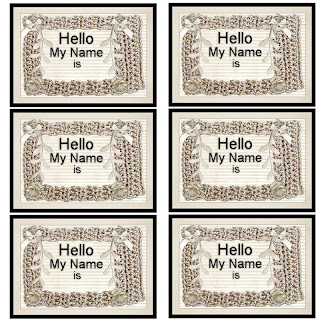 Family Reunion Name Tags Templates