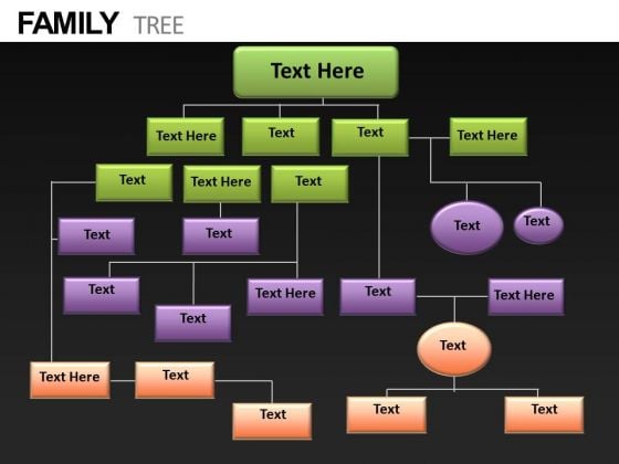 Family Tree Chart Template Powerpoint